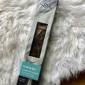 SHE CLIP & GO 18" Hair Extensions100% Remy  P6/27